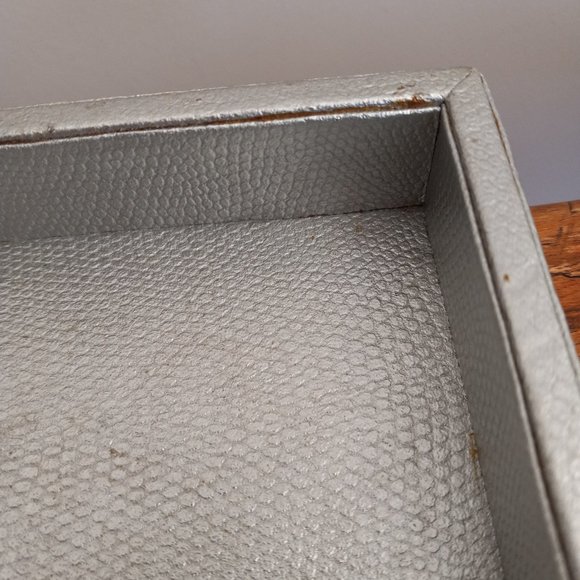 Hold Everything by Williams Sonoma Silver Leather Valet Tray - Picture 14 of 16